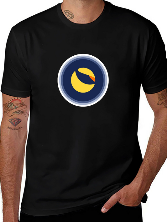 Luna Crypto T-Shirt - Black Circular Logo