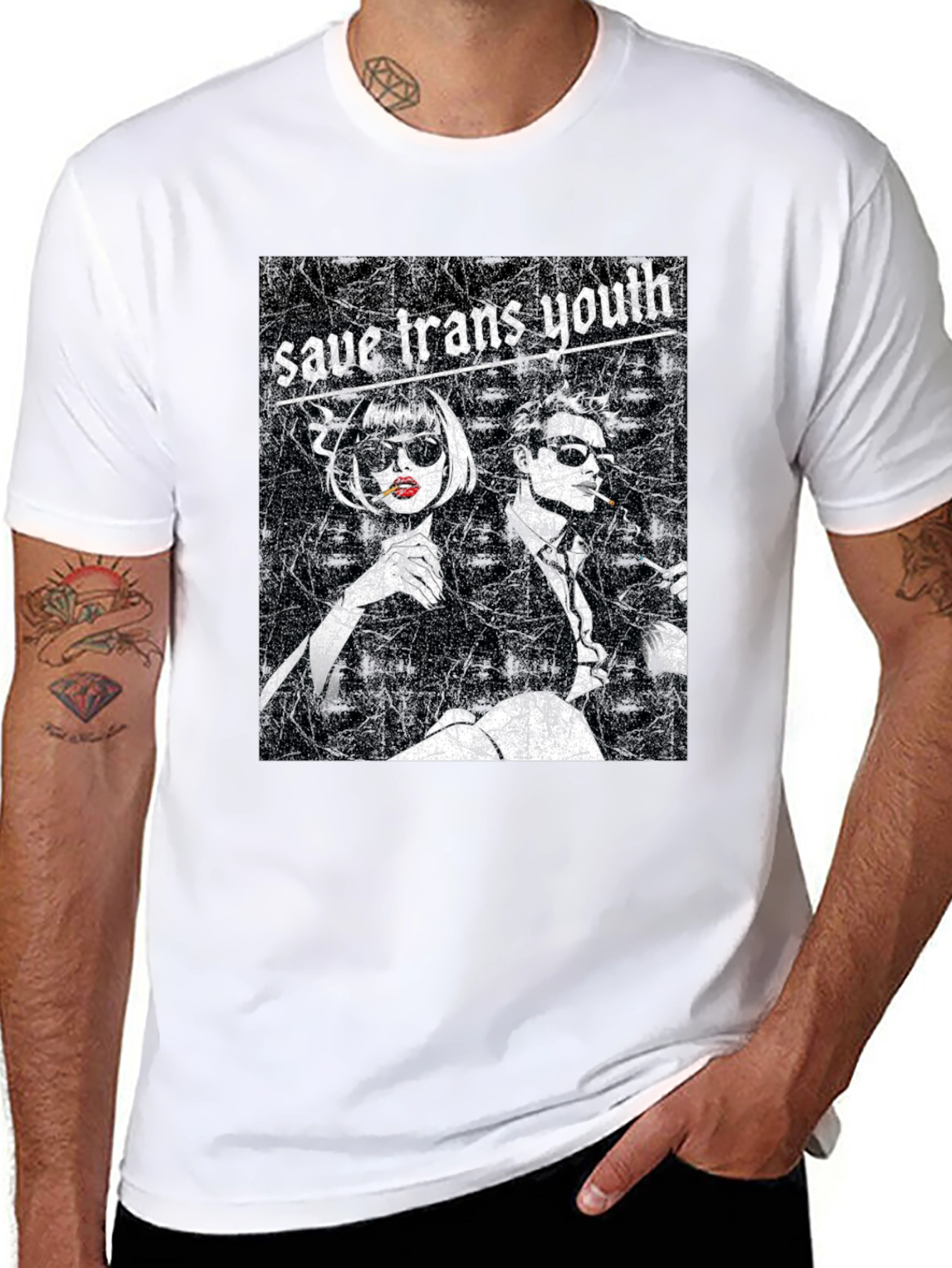 Save Trans Youth T-Shirt - Stylish Activism
