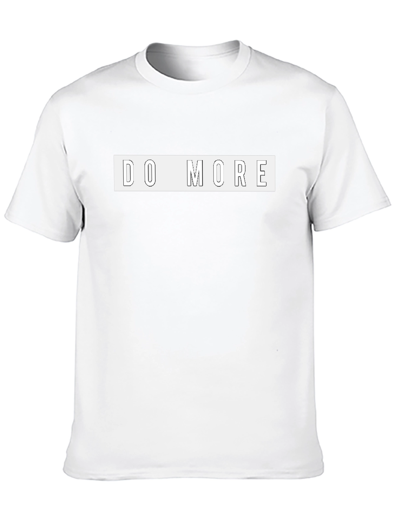 Do More Graphic Tee - Motivational Black T-Shirt