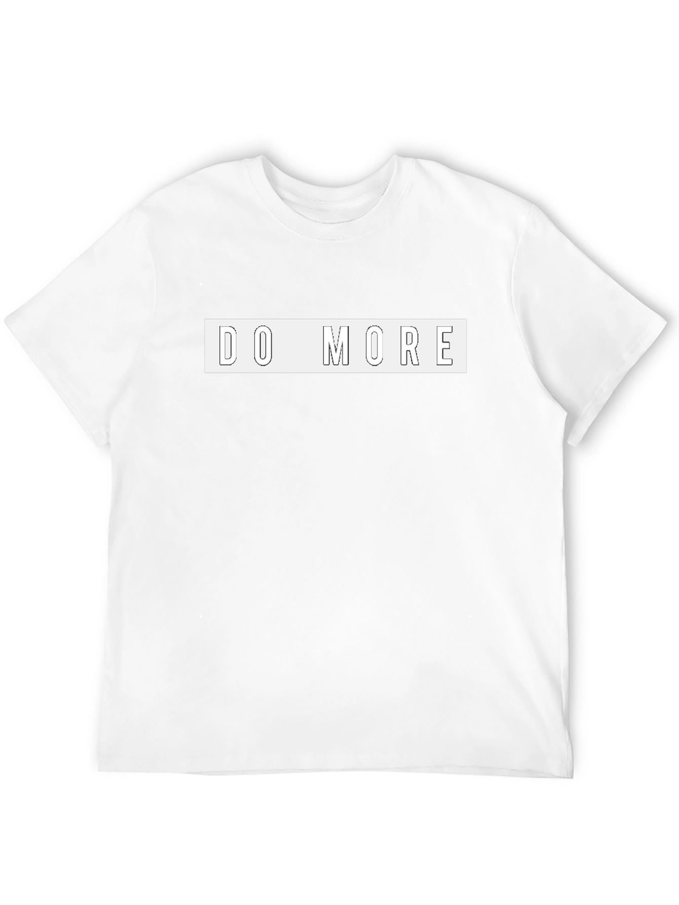 Do More Graphic Tee - Motivational Black T-Shirt