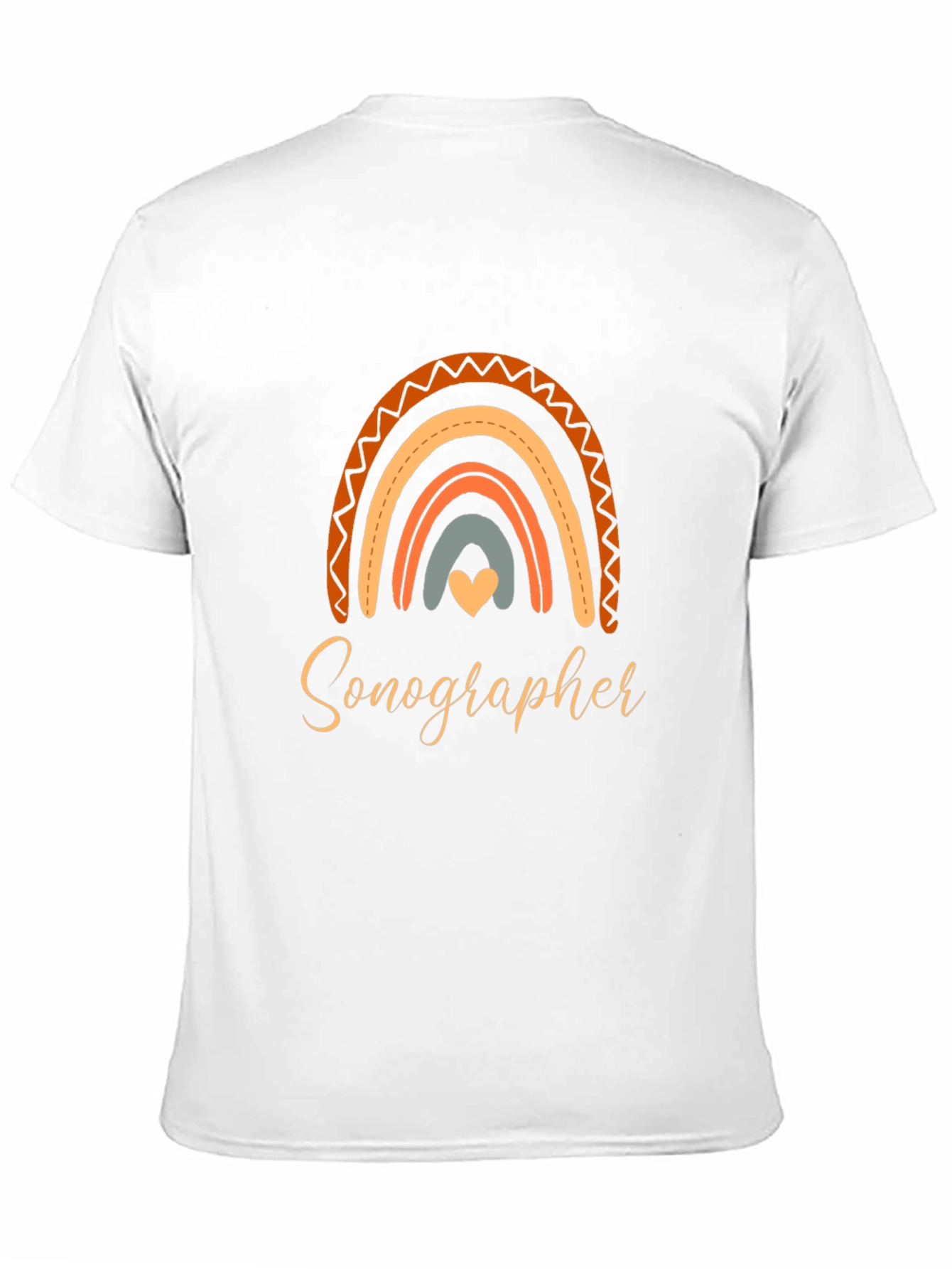 Sonographer Rainbow Graphic T-Shirt