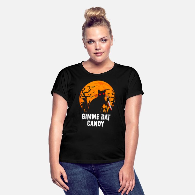 Gimme Dat Candy Creepy Cat Spooky Halloween