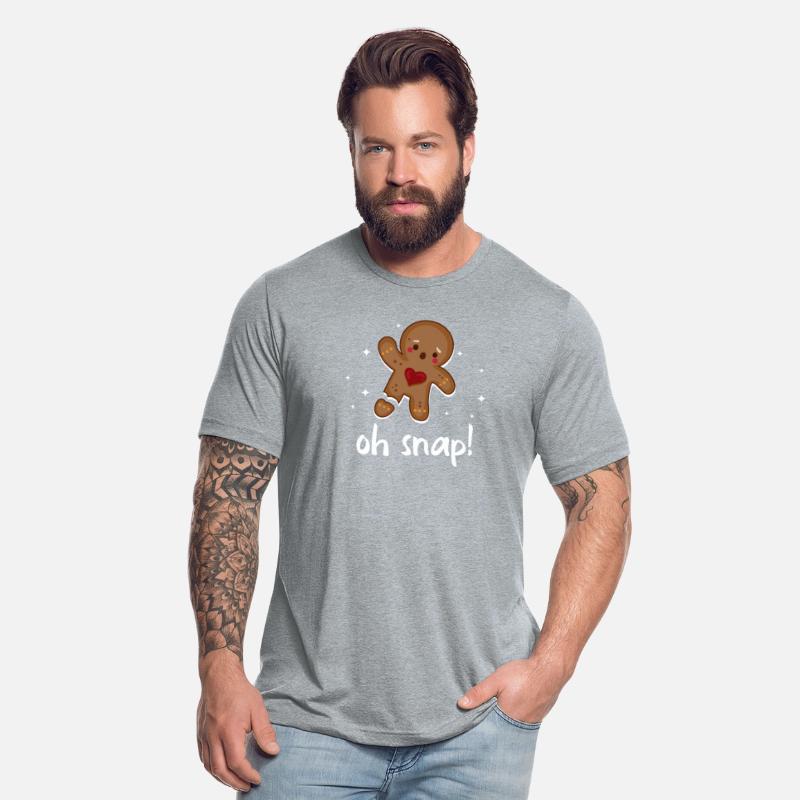 Gingerbread Man Oh Snap Funny Cute Christmas