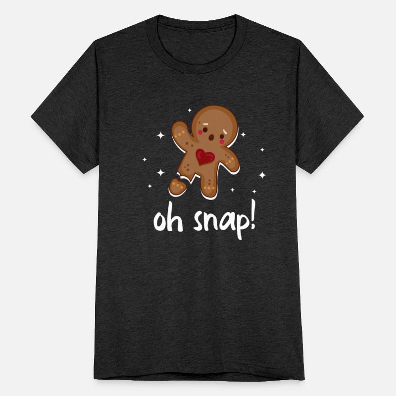 Gingerbread Man Oh Snap Funny Cute Christmas