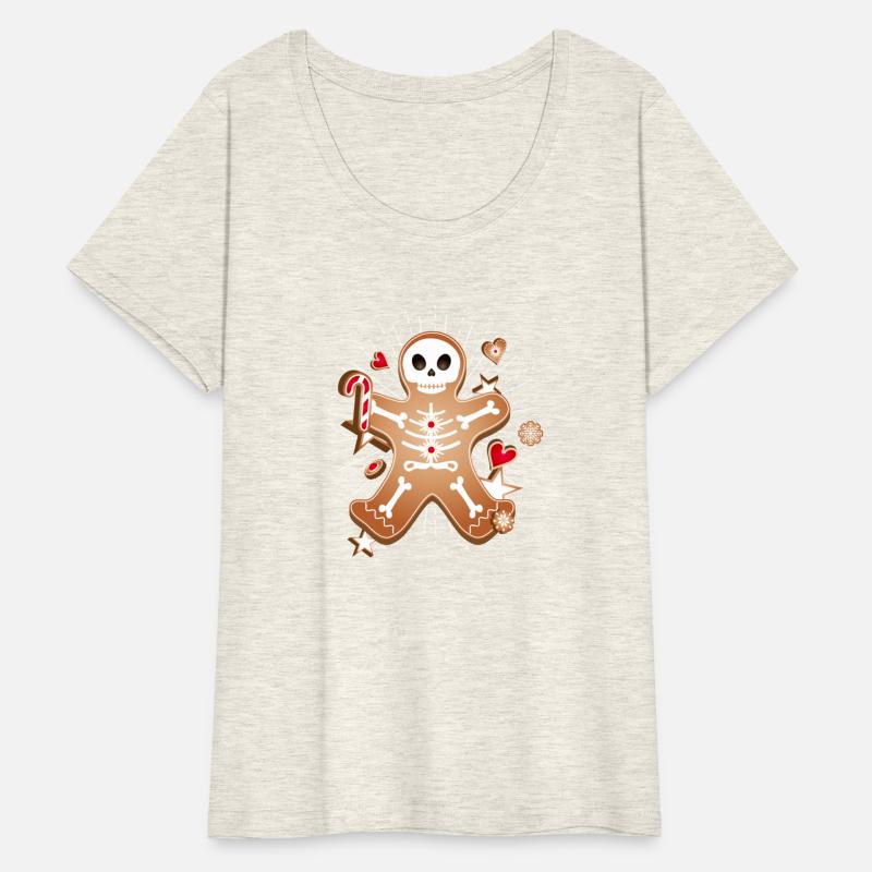 Gingerbread man Sugar Skull decor for Christmas