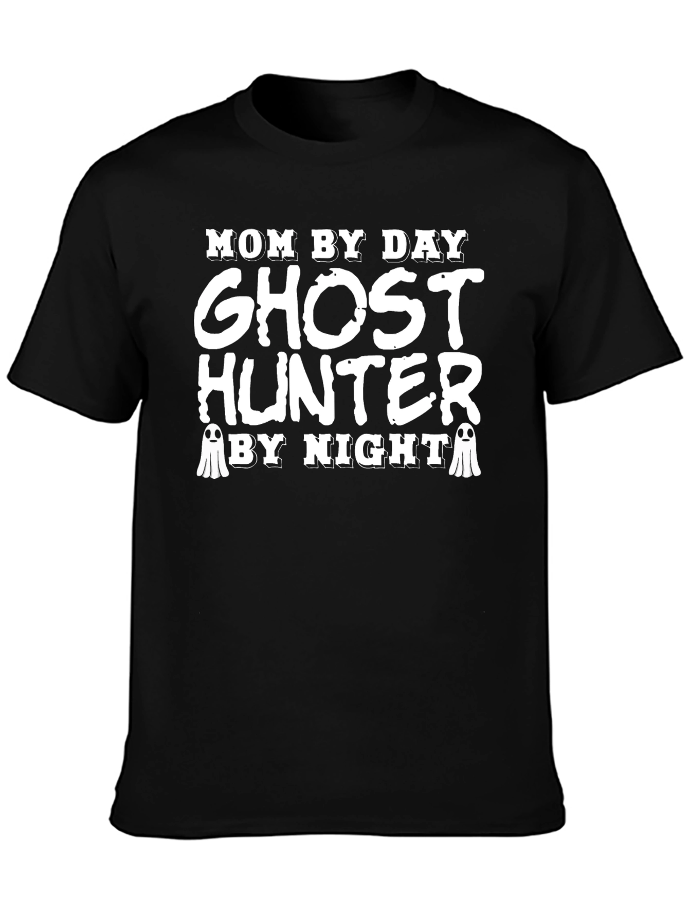 Mom By Day Ghost Hunter By Night Graphic Tee