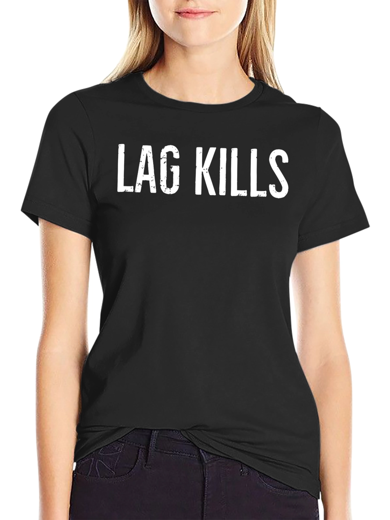Lag Kills Graphic Tee - Gamer Style