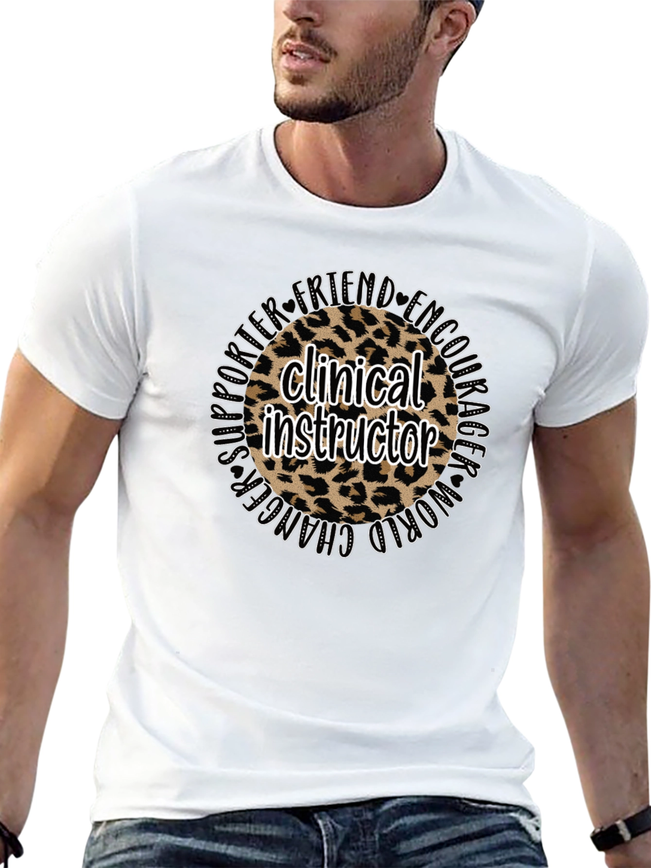 Clinical Instructor Leopard Print T-Shirt