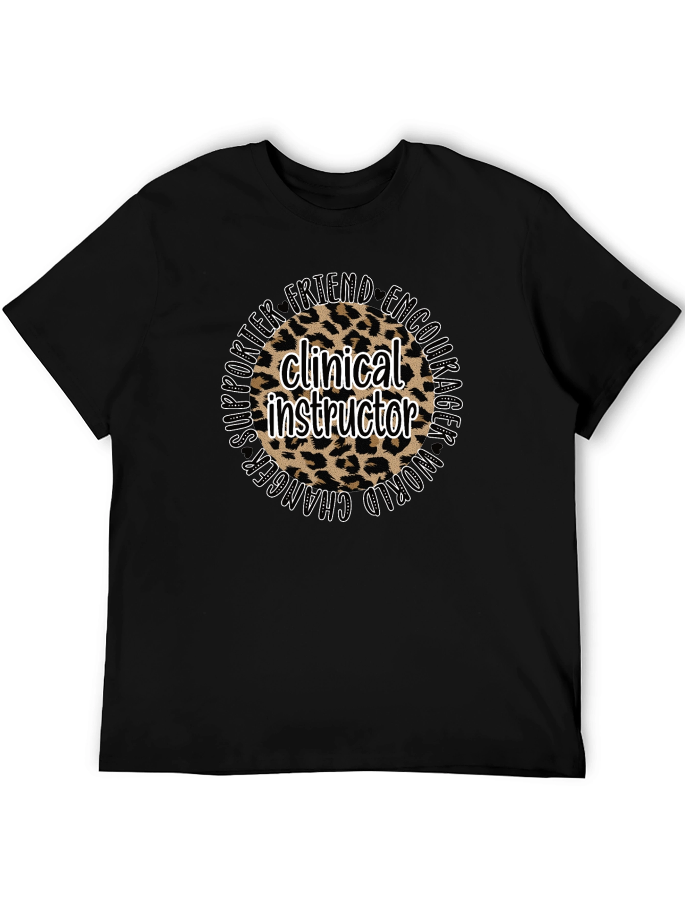 Clinical Instructor Leopard Print T-Shirt
