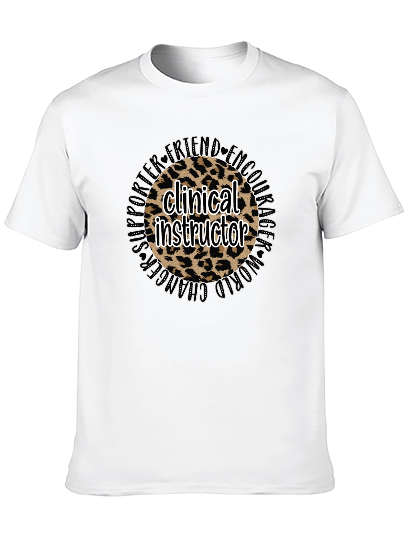 Clinical Instructor Leopard Print T-Shirt