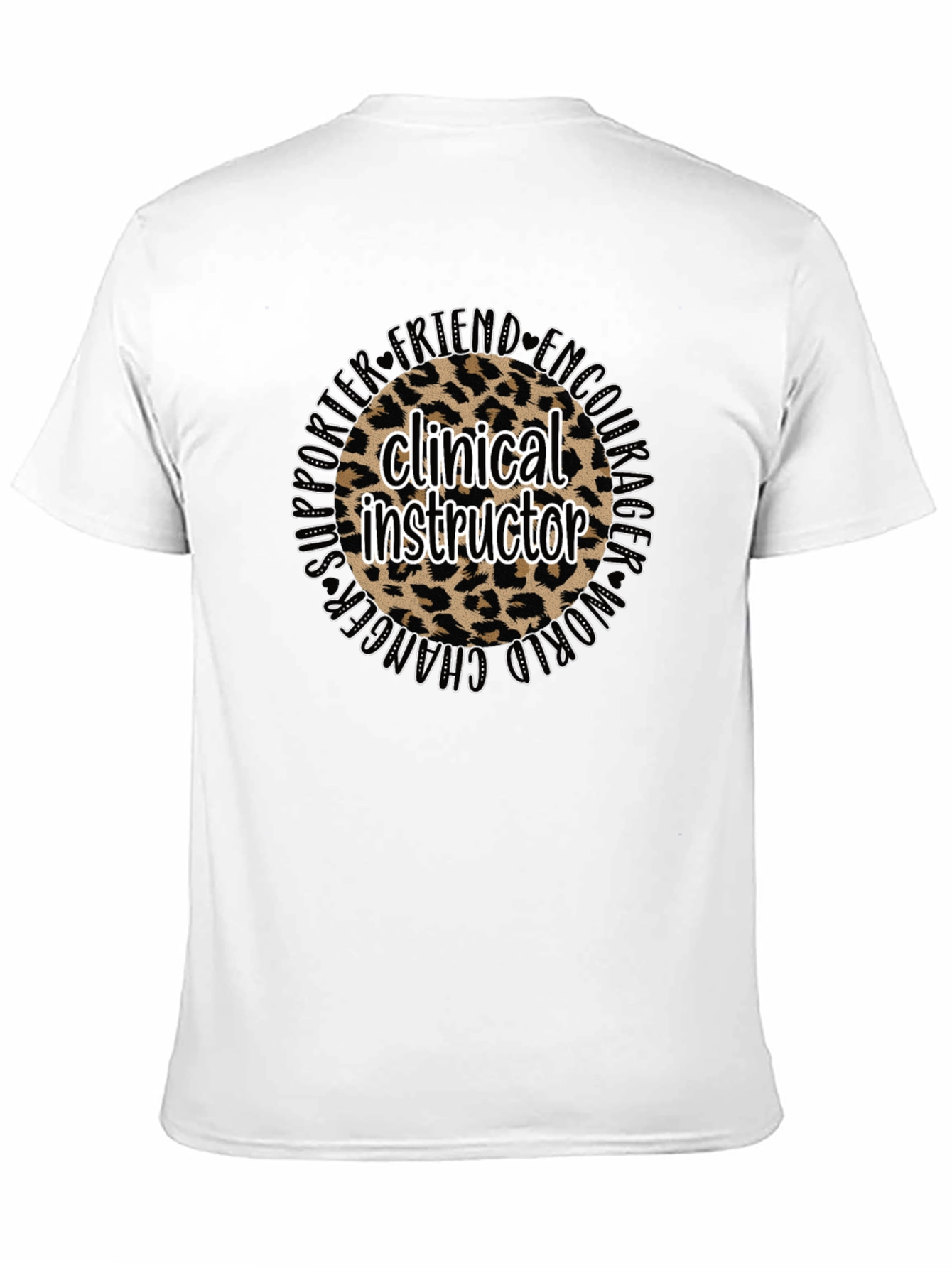 Clinical Instructor Leopard Print T-Shirt
