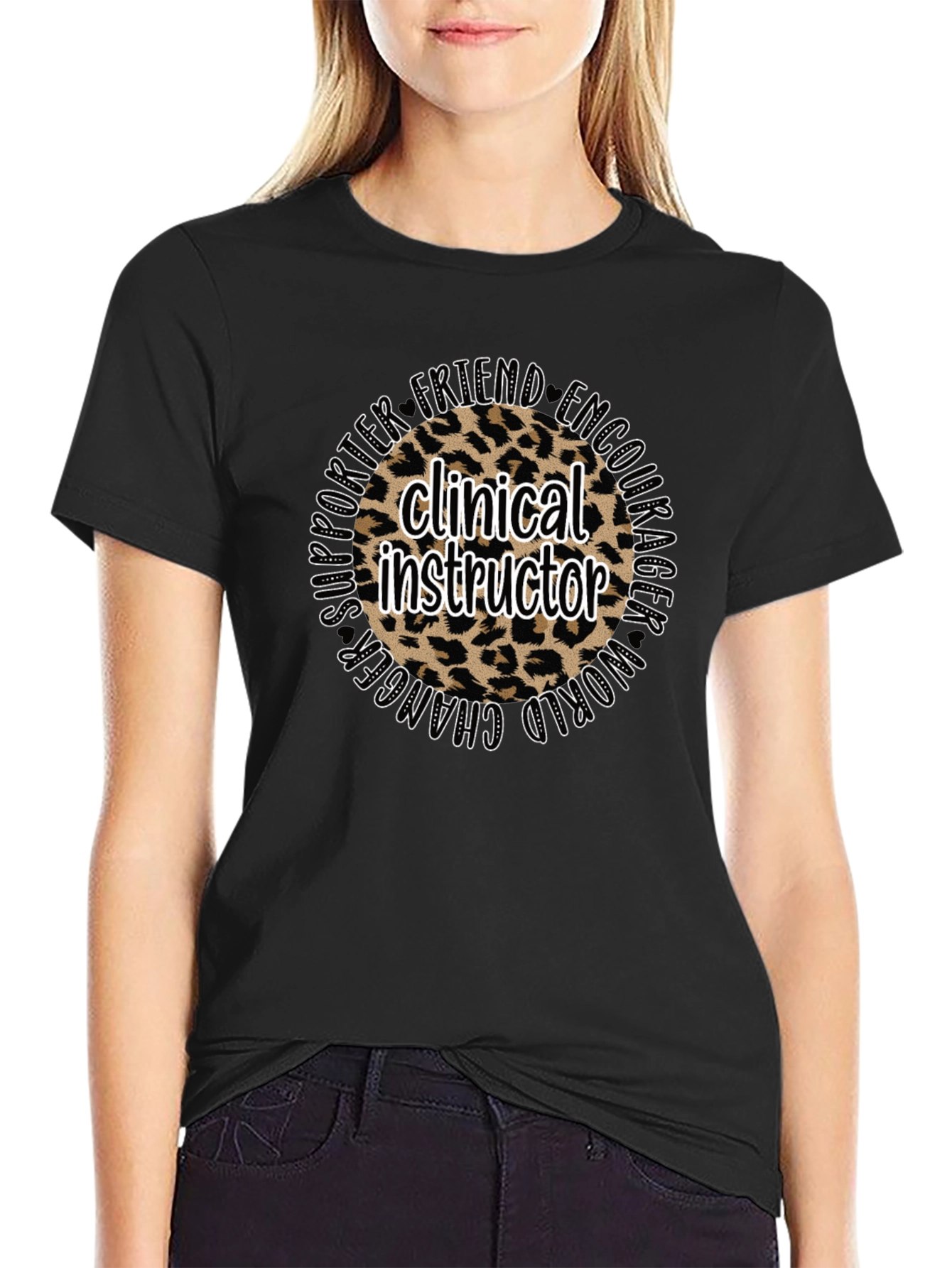Clinical Instructor Leopard Print T-Shirt