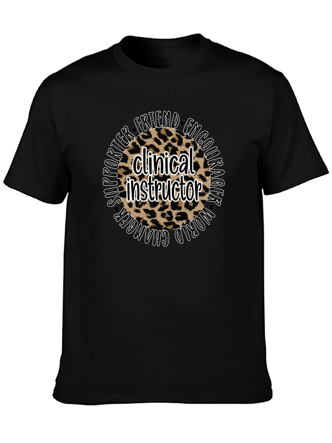 Clinical Instructor Leopard Print T-Shirt