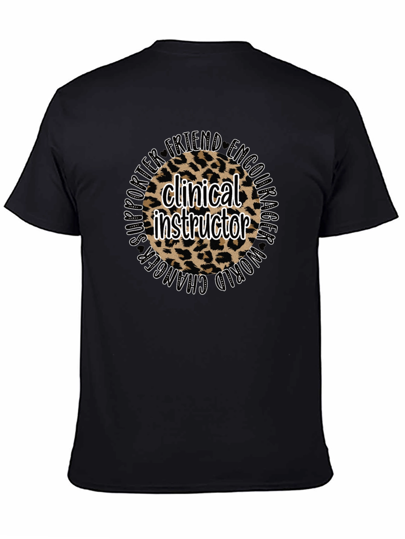 Clinical Instructor Leopard Print T-Shirt