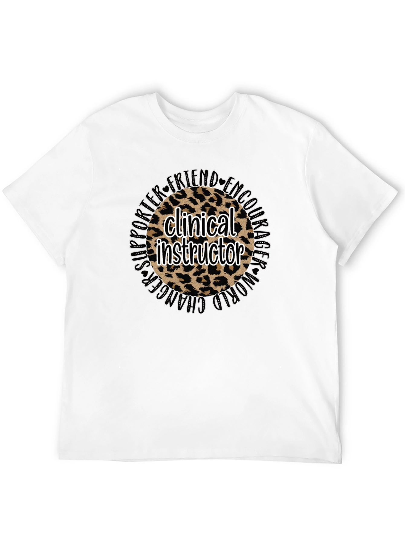Clinical Instructor Leopard Print T-Shirt