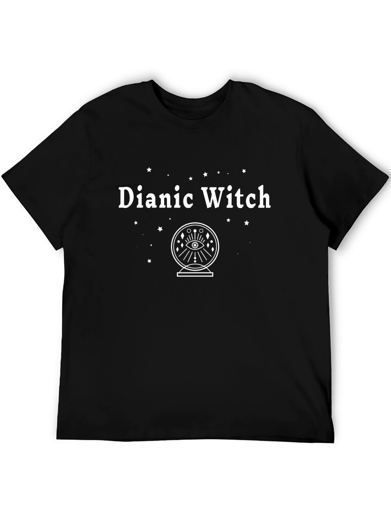 Dianic Witch T-Shirt - Crystal Ball Design