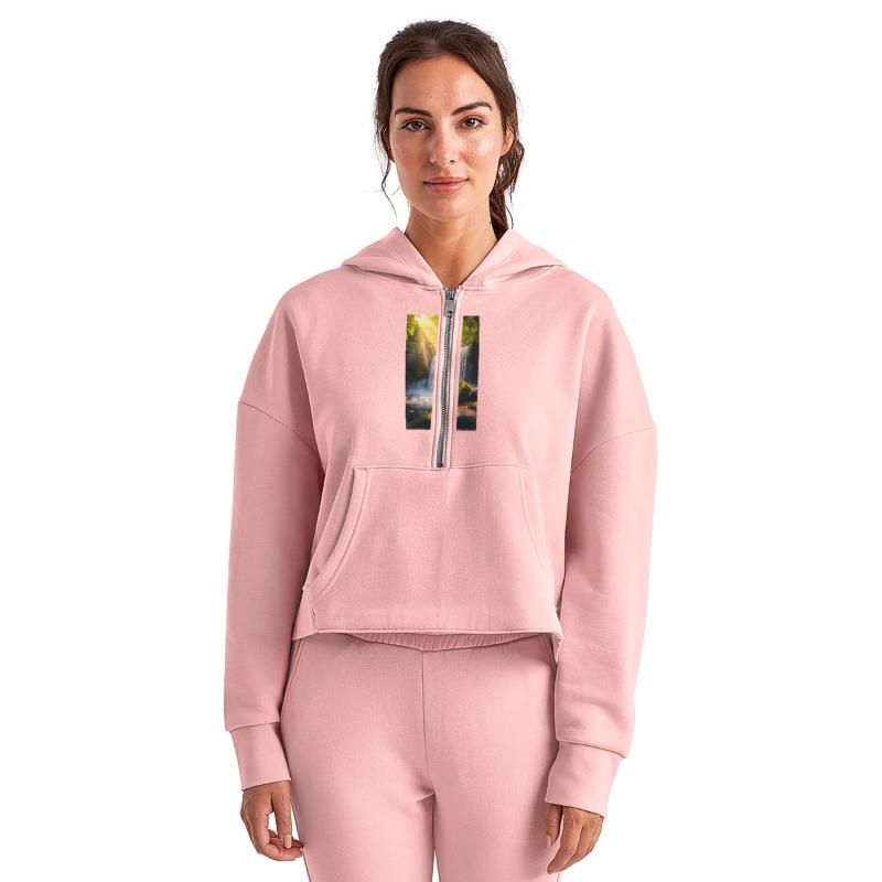 Golden Light Waterfall Escape