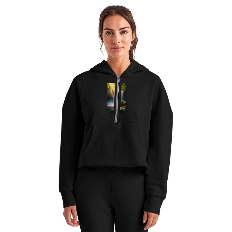 Golden Light Waterfall Escape