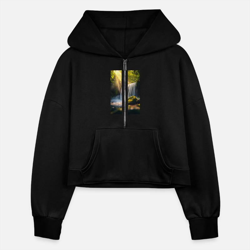 Golden Light Waterfall Escape