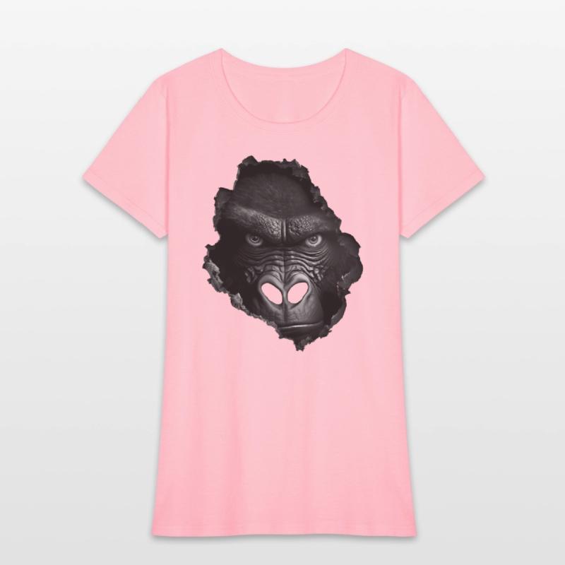 Gorilla Face Wall Animal Print Animal