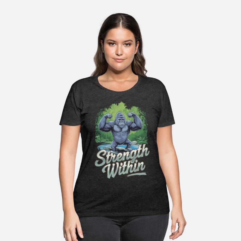 Gorilla Strength Within Forest Power and