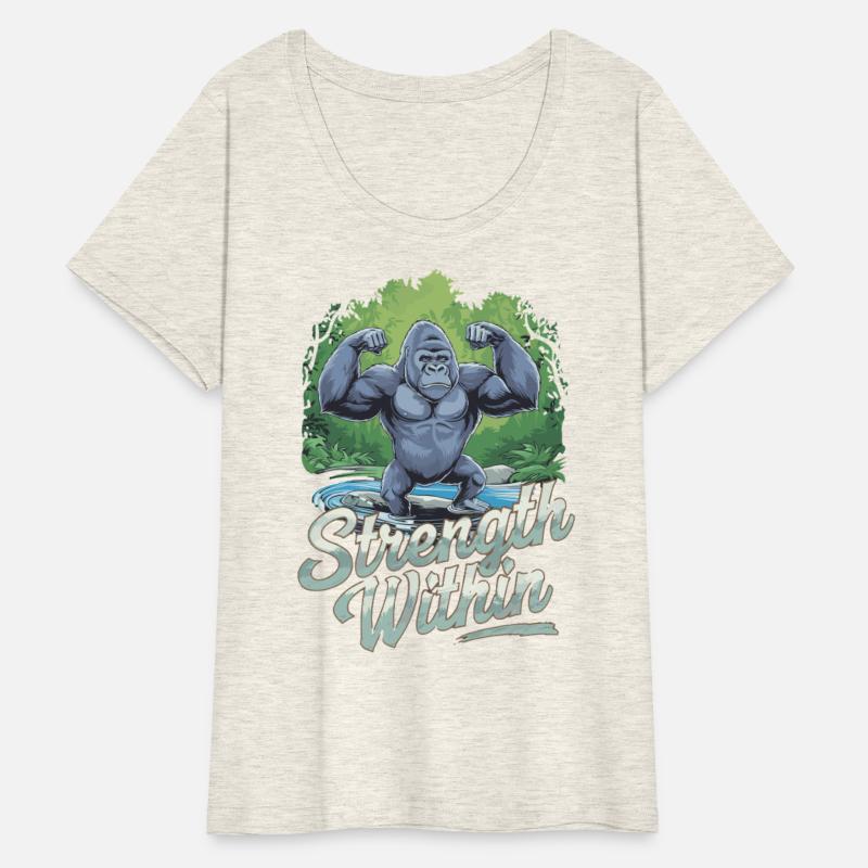 Gorilla Strength Within Forest Power and