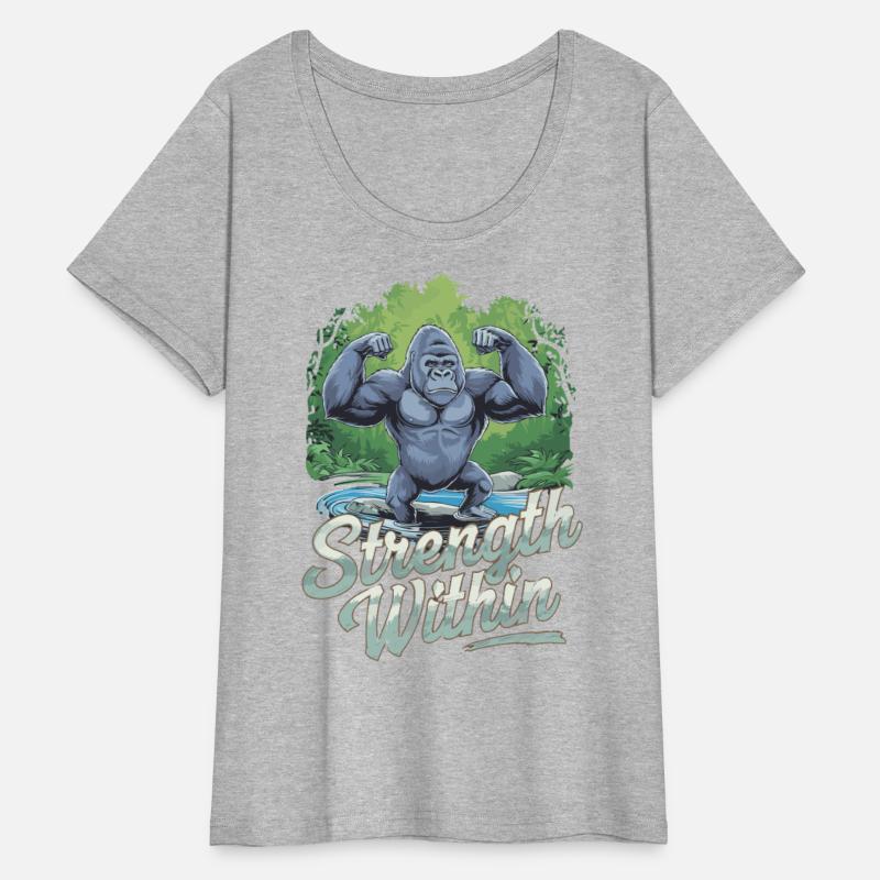 Gorilla Strength Within Forest Power and