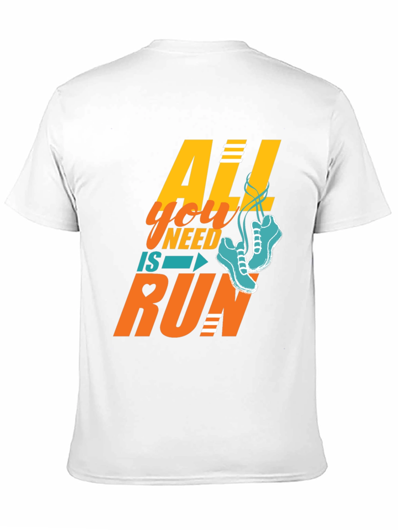 All You Need is Run T-Shirt - Black
