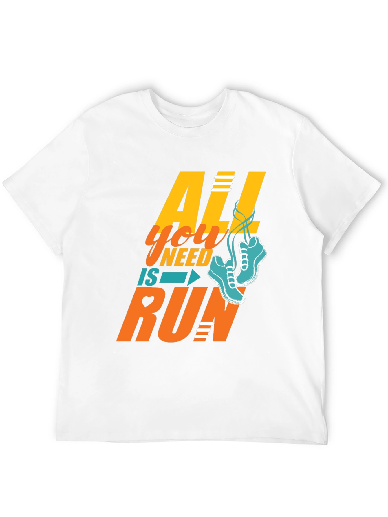 All You Need is Run T-Shirt - Black