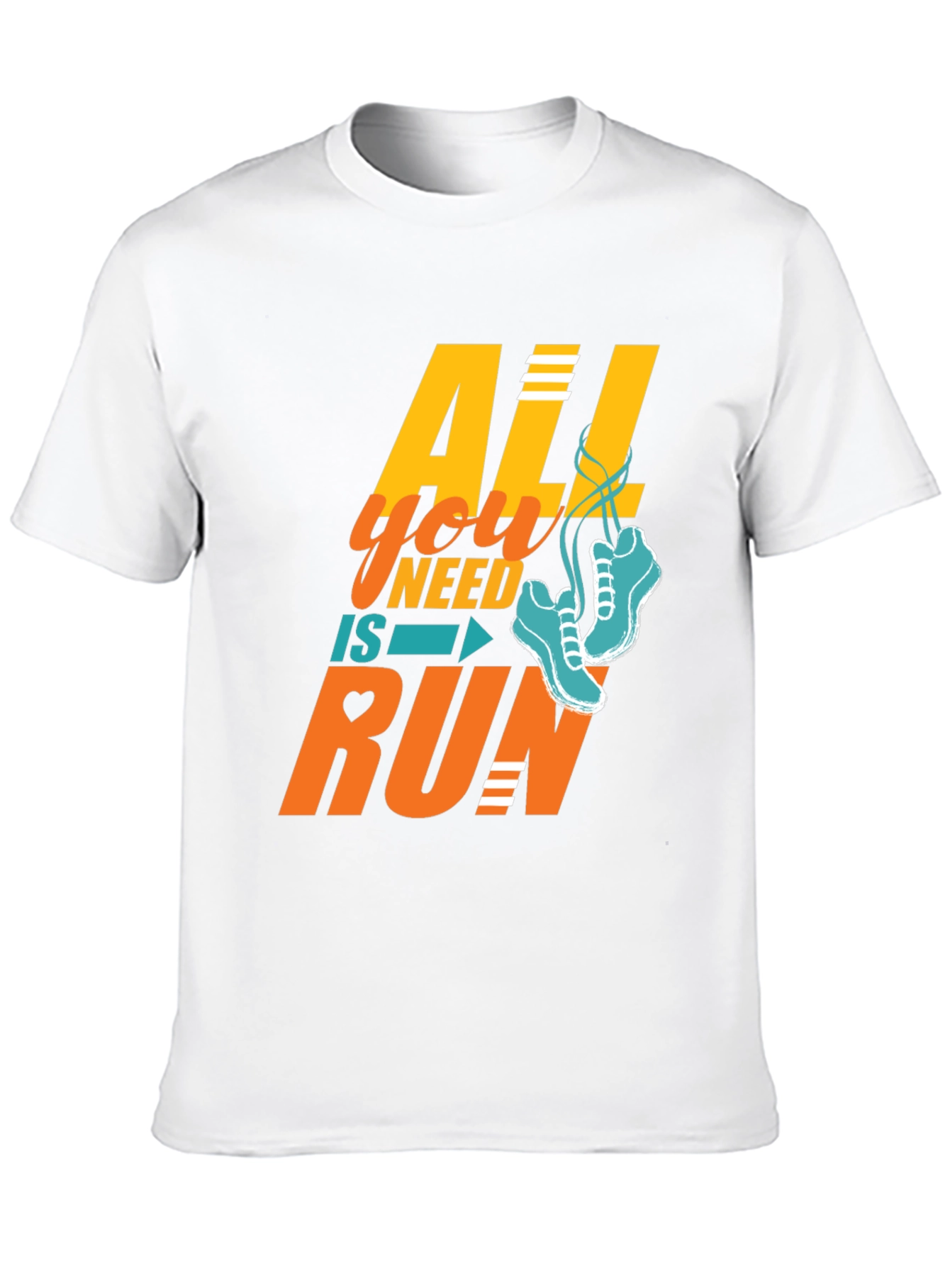 All You Need is Run T-Shirt - Black
