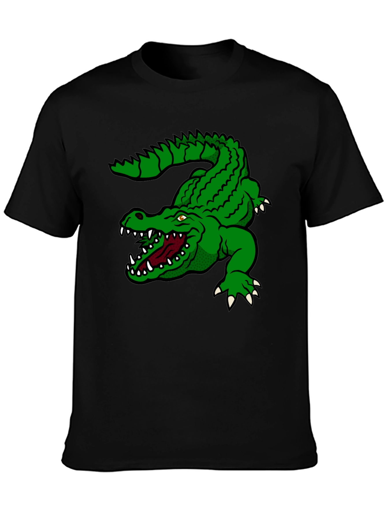Green Alligator Graphic T-Shirt - Bold Style