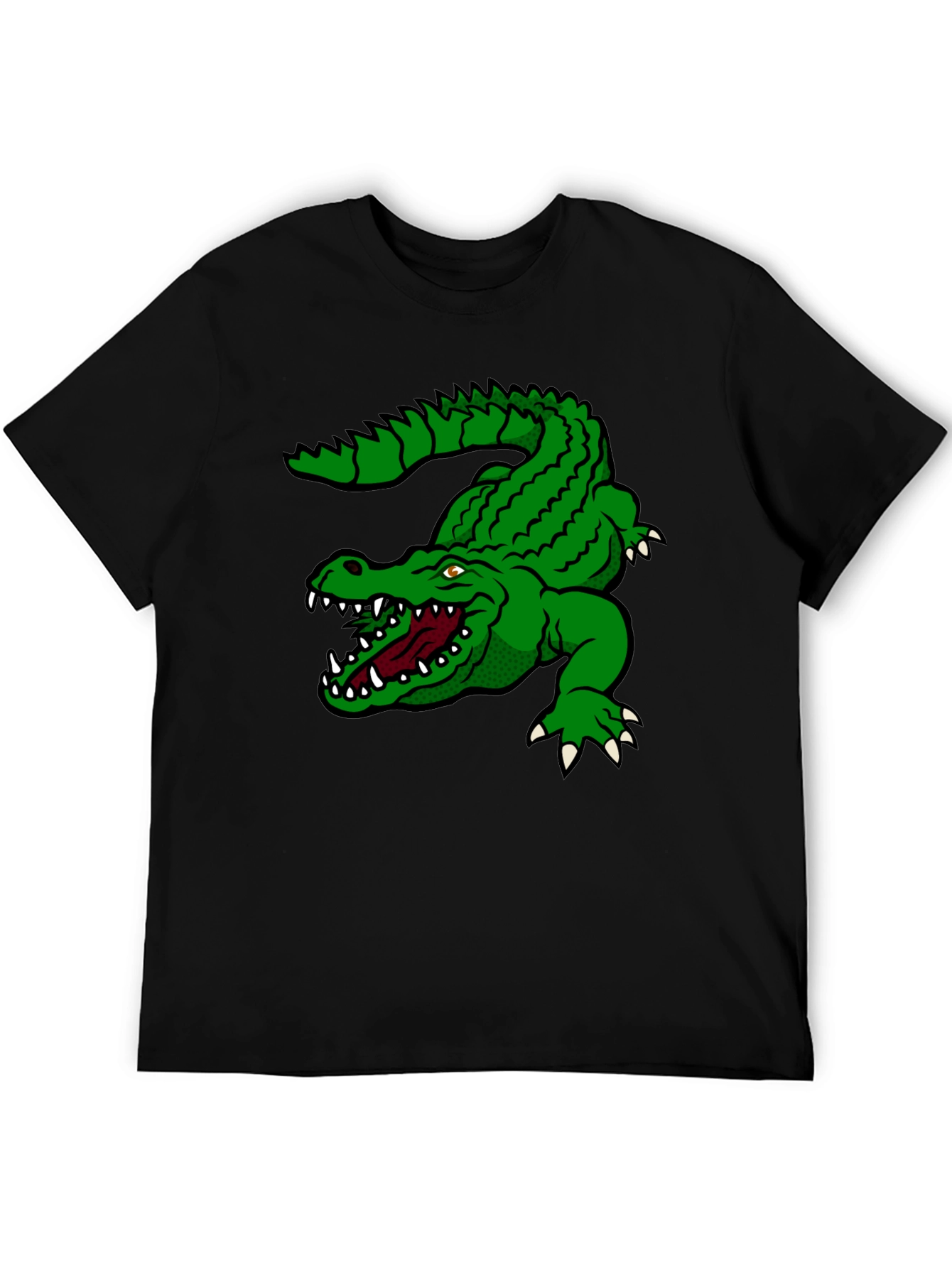 Green Alligator Graphic T-Shirt - Bold Style