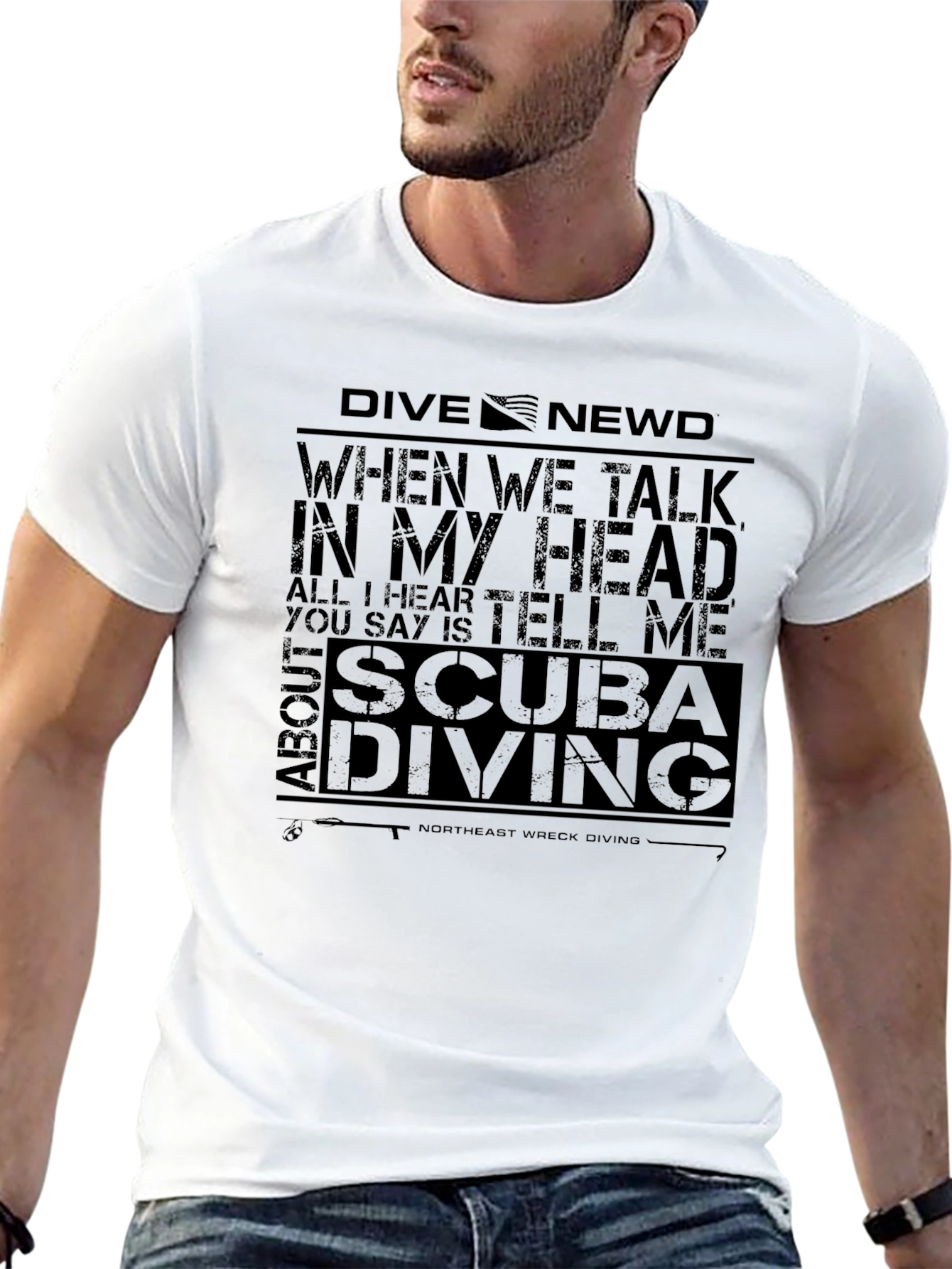 Scuba Diving Graphic Tee | Dive Newd T-Shirt