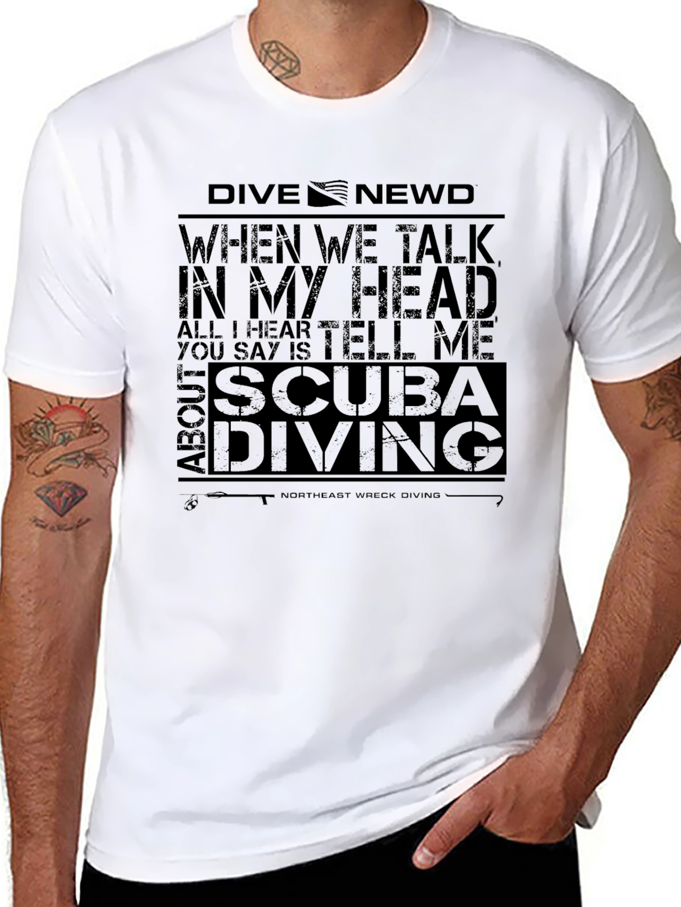 Scuba Diving Graphic Tee | Dive Newd T-Shirt