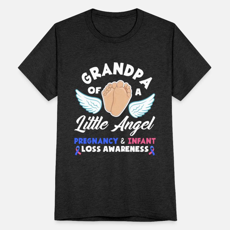 Grandpa Blue Pink Pregnancy Infant Loss Awareness
