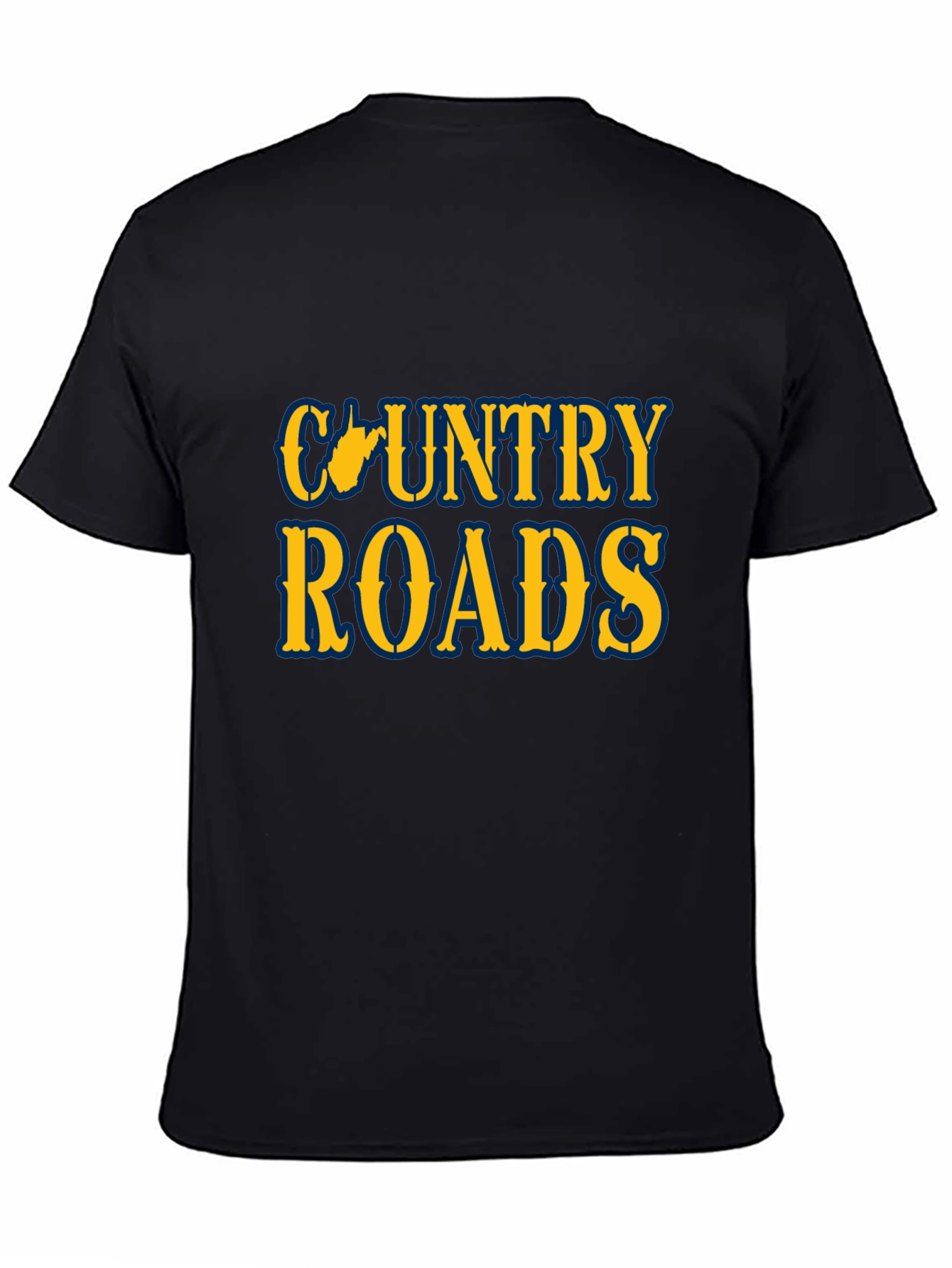 Country Roads Graphic Tee - Black