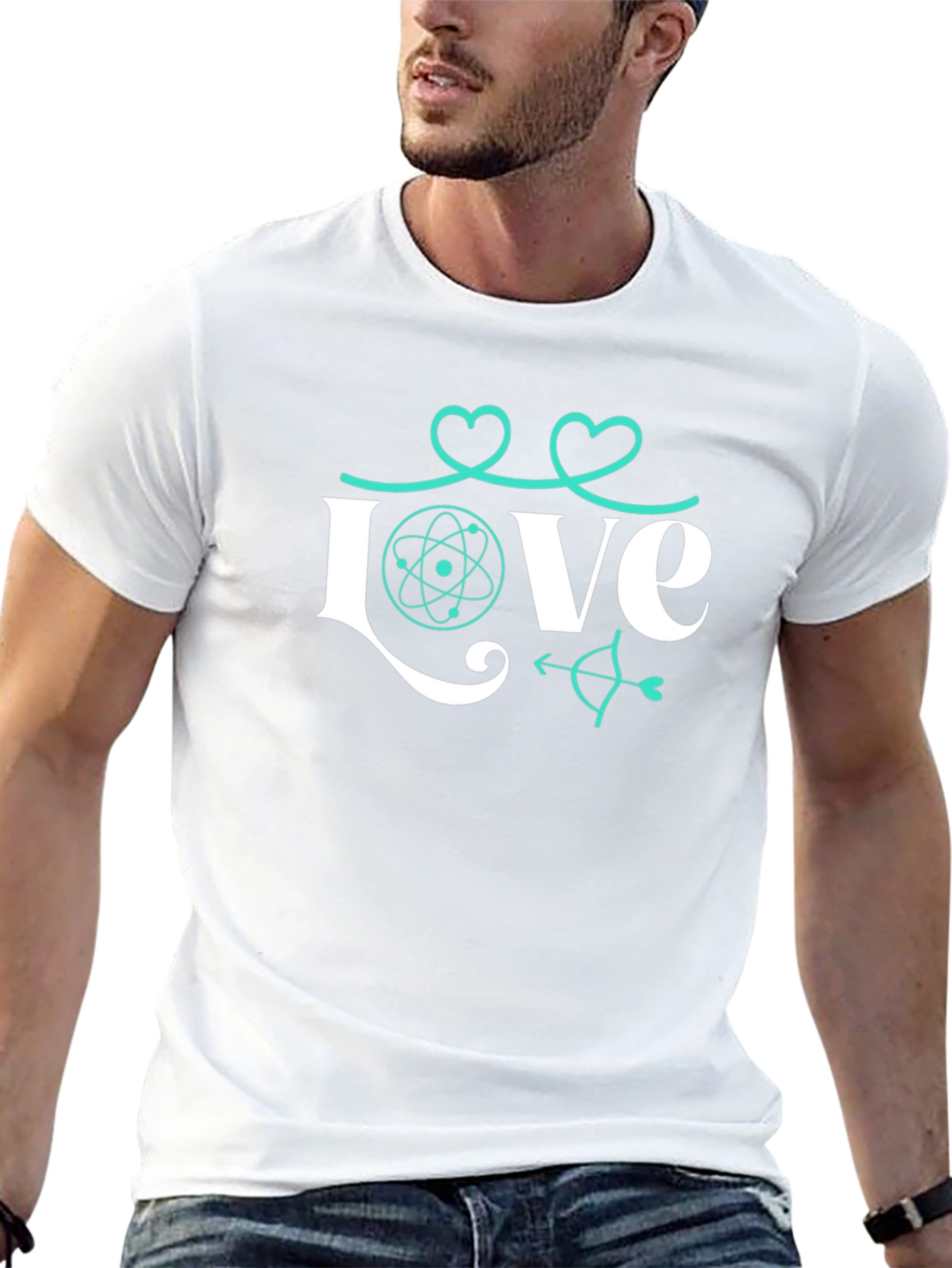 Science Love T-Shirt - Atom & Arrow Design