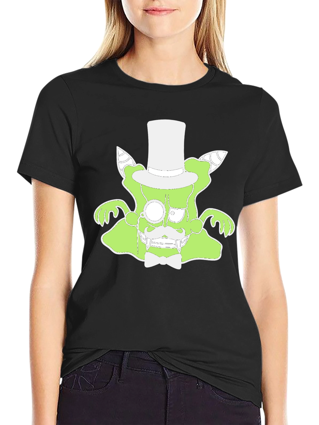 Monster Top Hat Tee - Unique Graphic T-Shirt