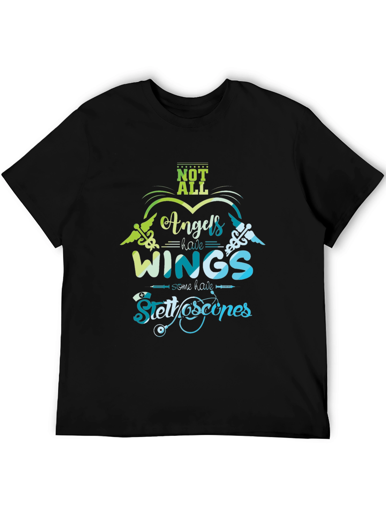 Angels With Stethoscopes T-Shirt - Healthcare Hero Tribute