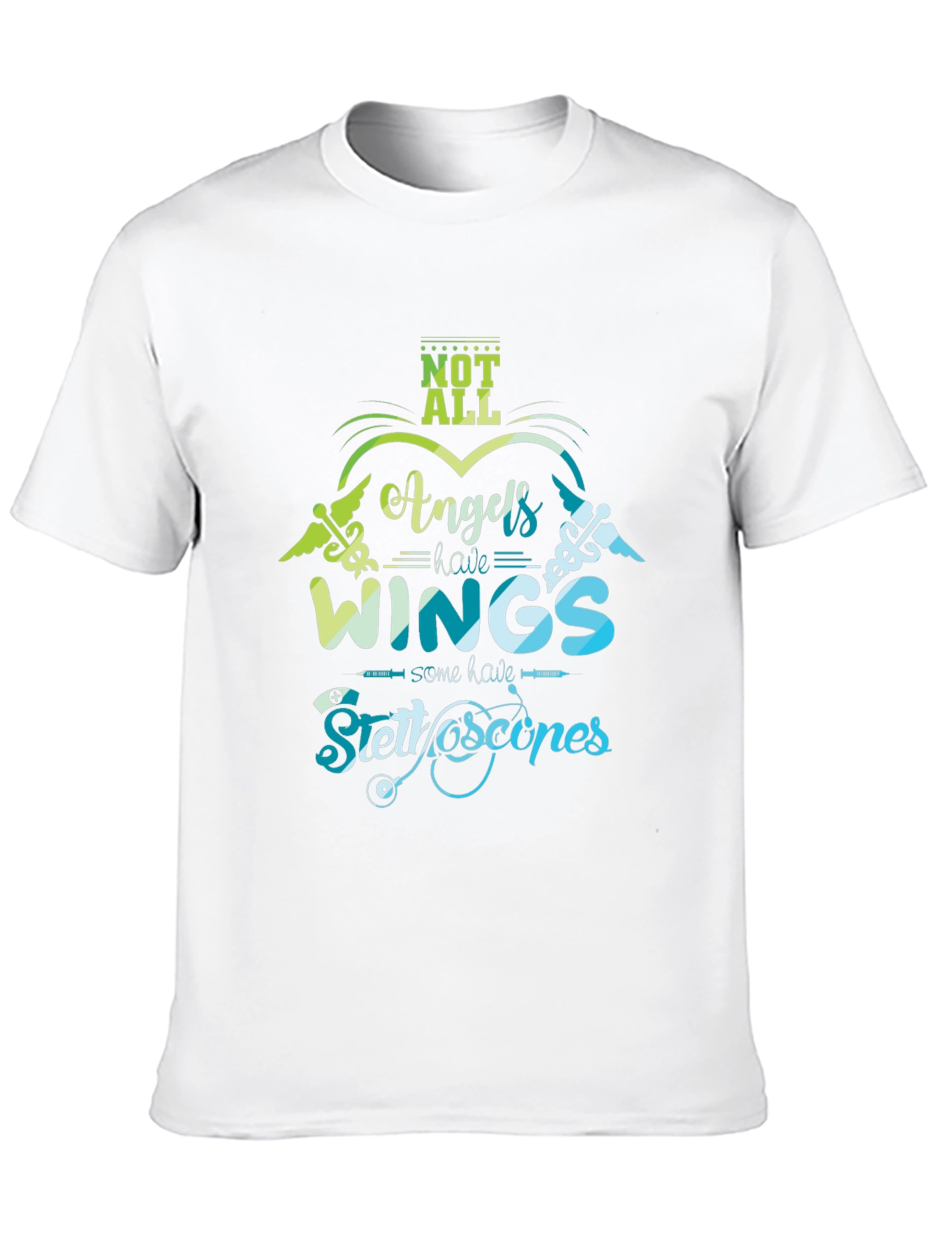 Angels With Stethoscopes T-Shirt - Healthcare Hero Tribute