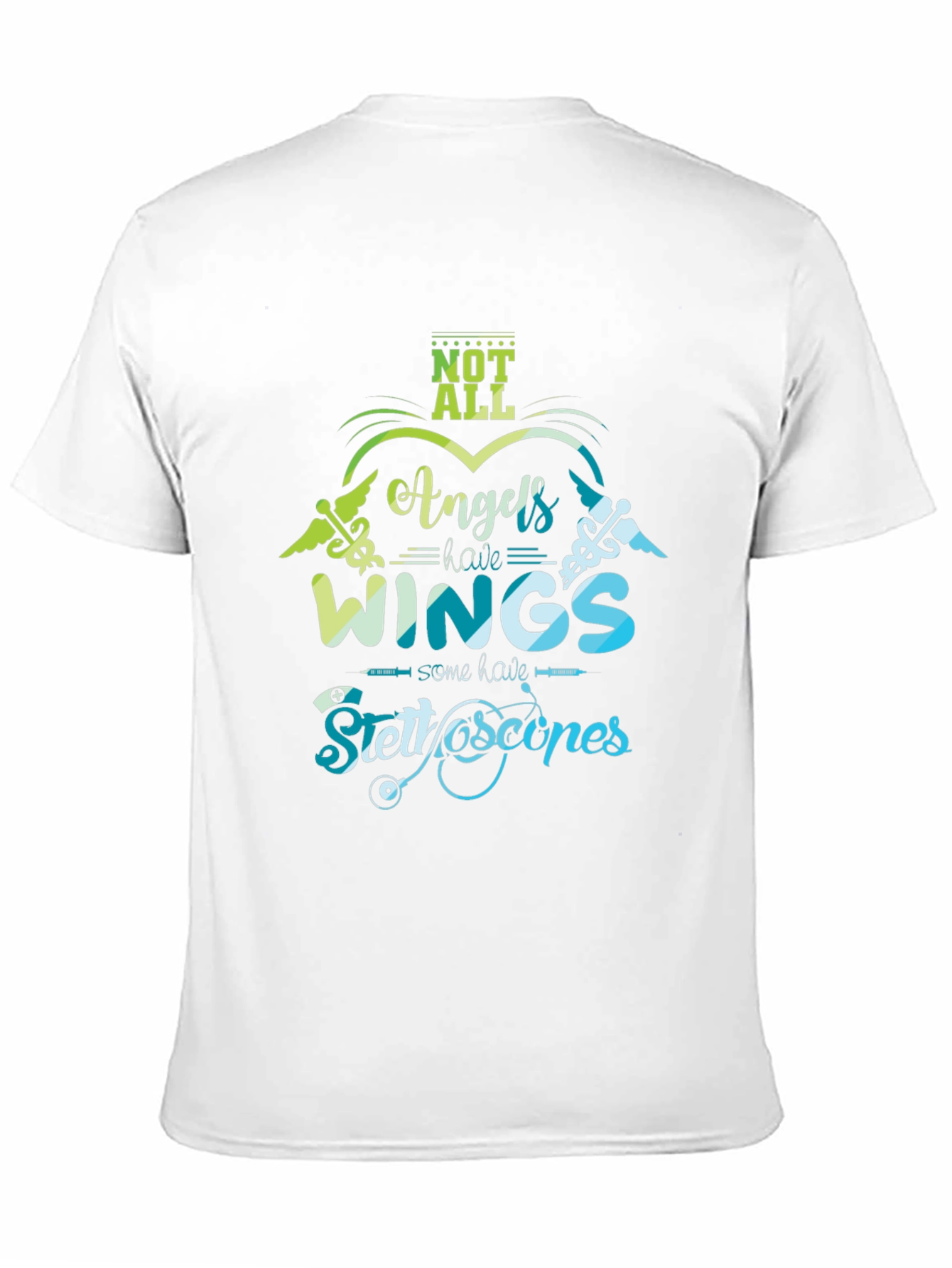 Angels With Stethoscopes T-Shirt - Healthcare Hero Tribute