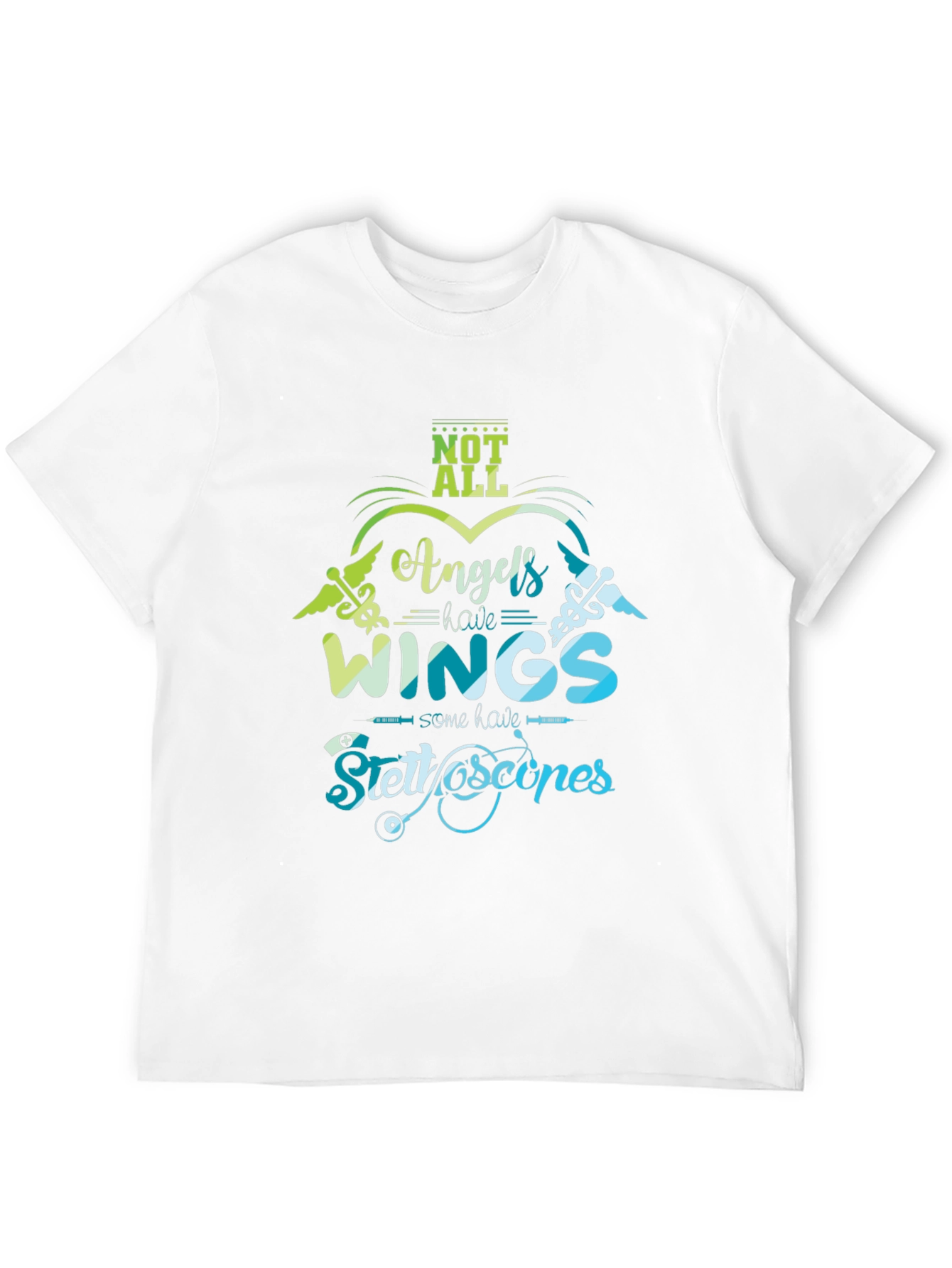 Angels With Stethoscopes T-Shirt - Healthcare Hero Tribute