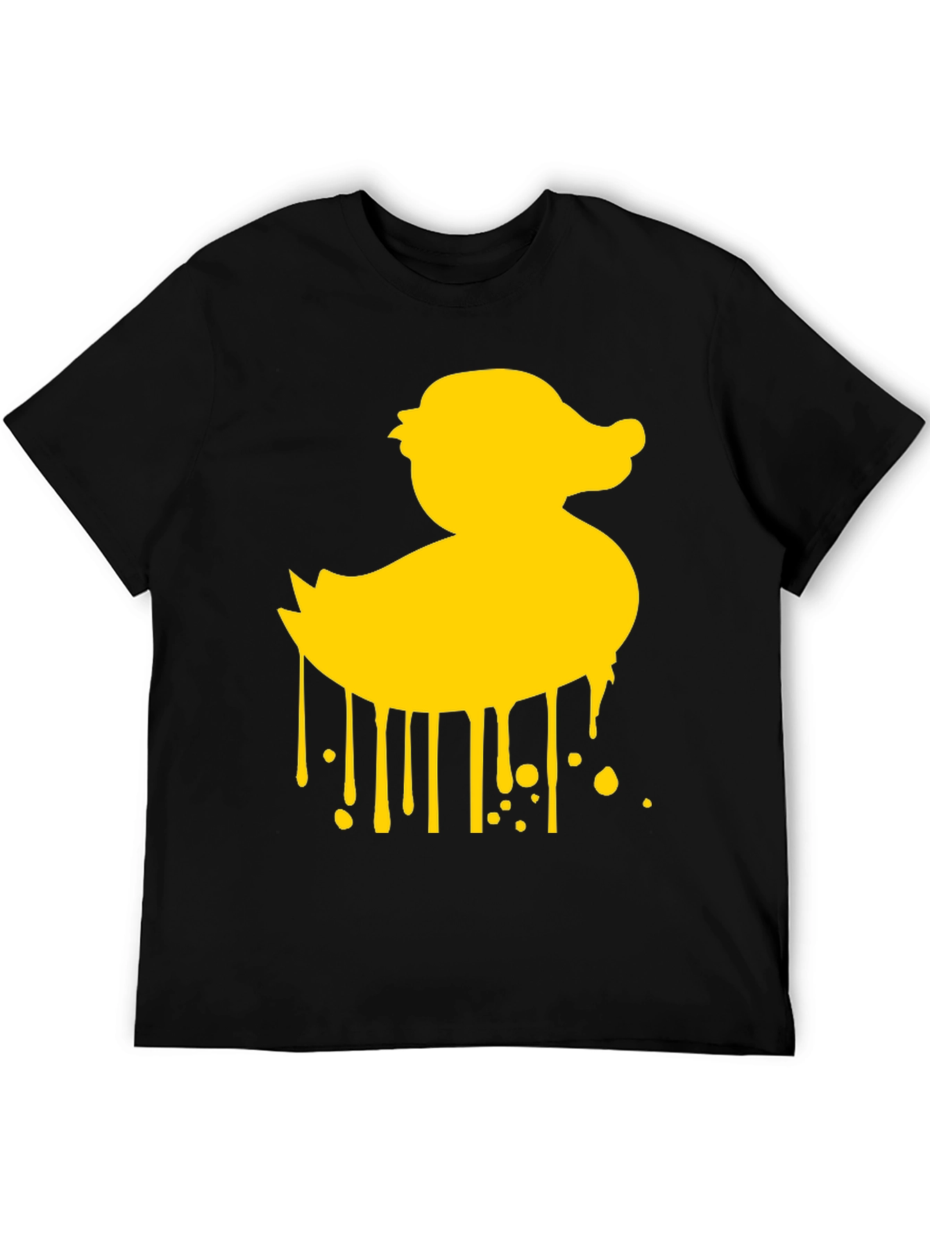 Rubber Duck Drip Graphic T-Shirt - Mens Casual Tee