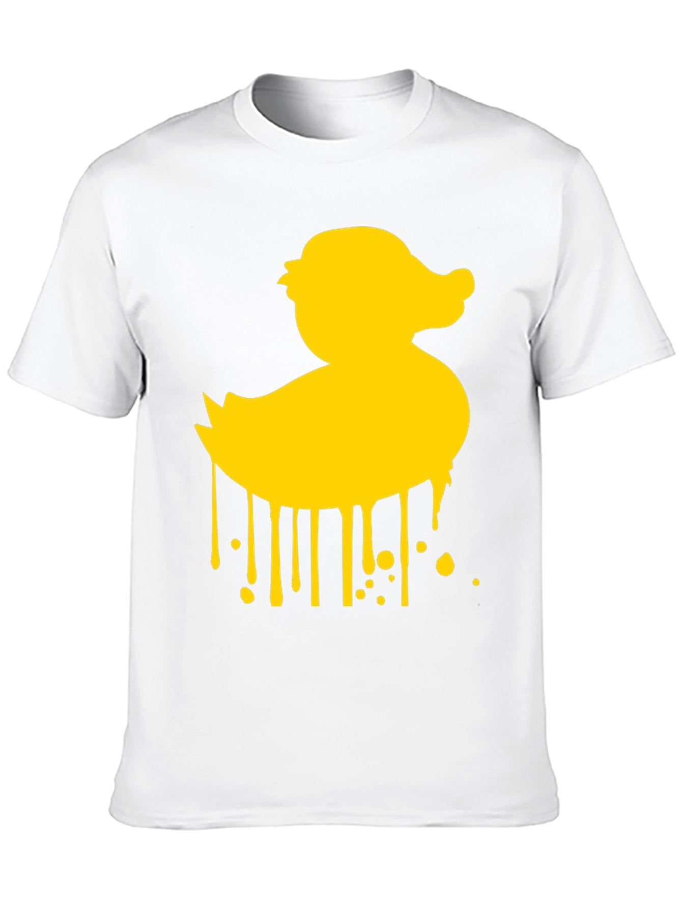 Rubber Duck Drip Graphic T-Shirt - Mens Casual Tee