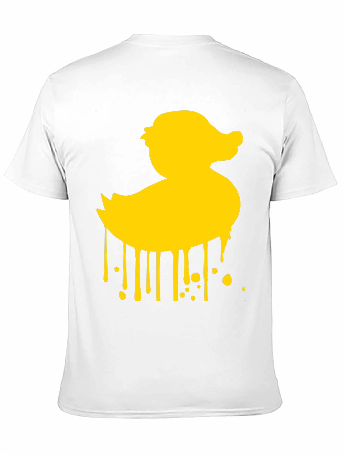 Rubber Duck Drip Graphic T-Shirt - Mens Casual Tee