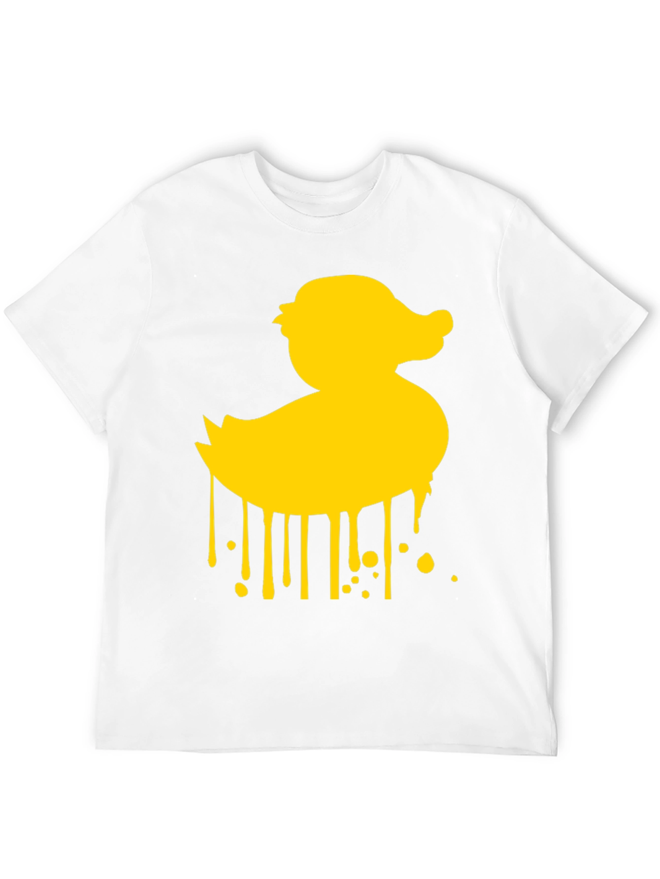 Rubber Duck Drip Graphic T-Shirt - Mens Casual Tee