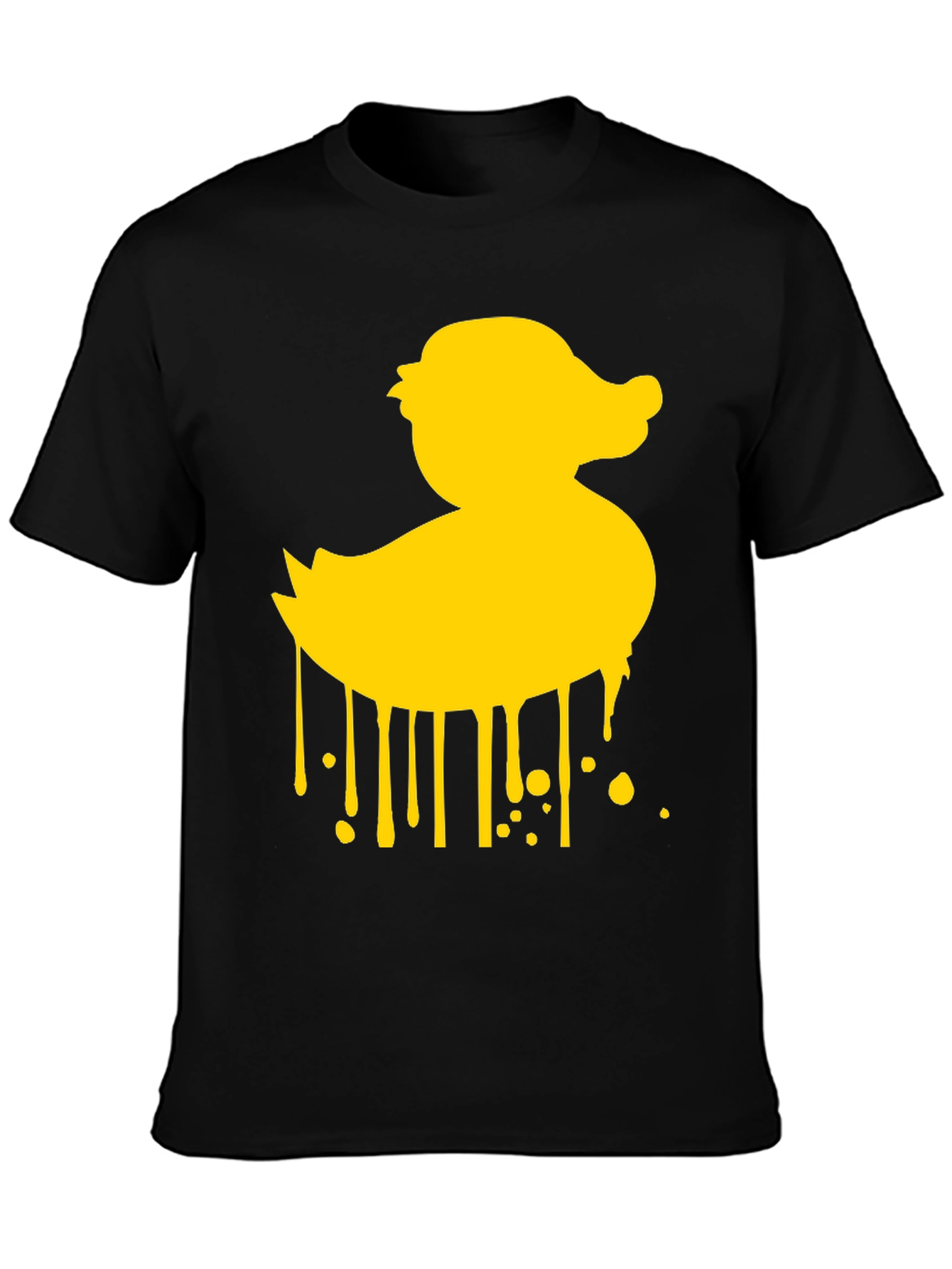 Rubber Duck Drip Graphic T-Shirt - Mens Casual Tee