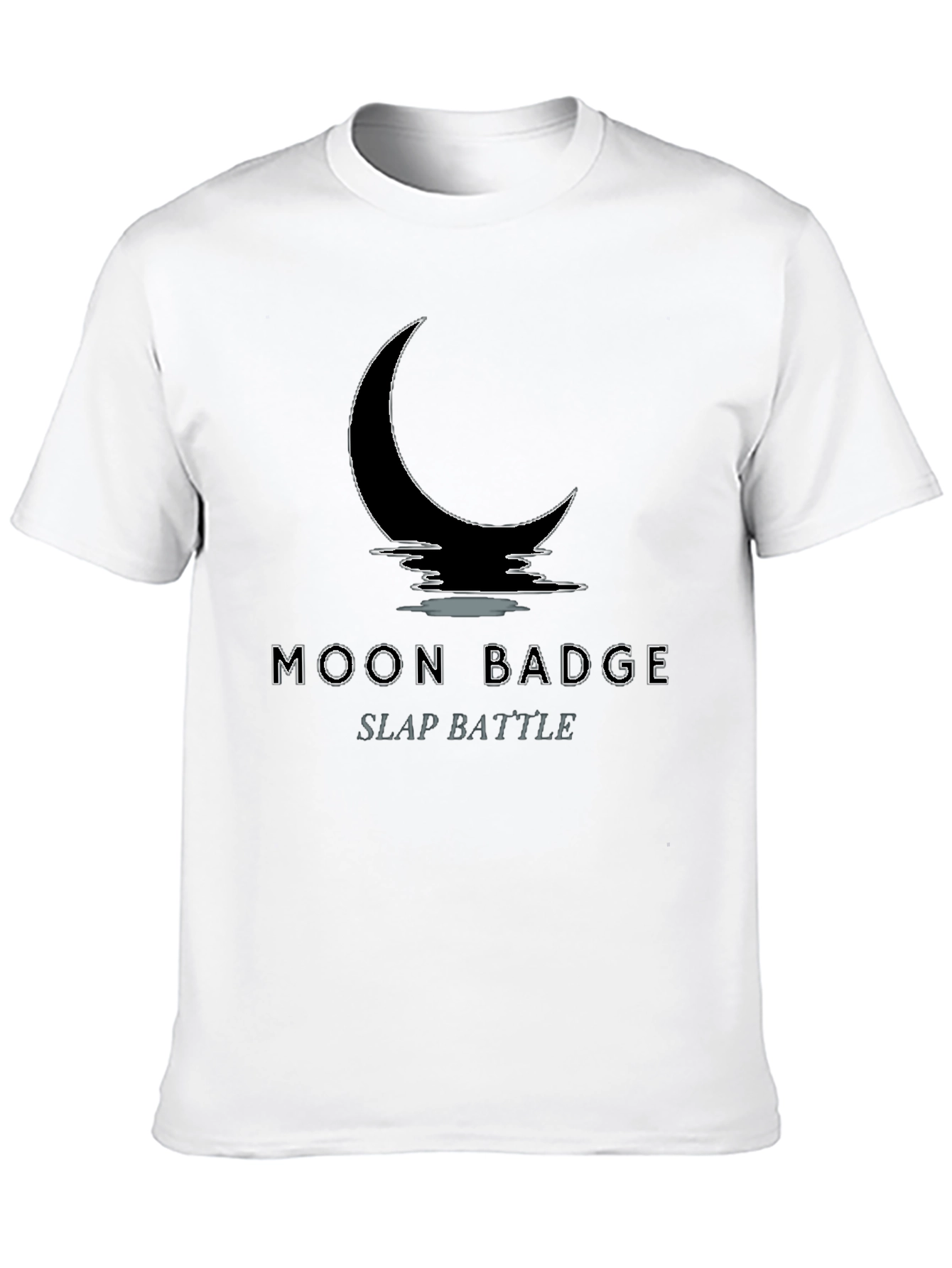 Moon Badge Slap Battle Graphic T-Shirt