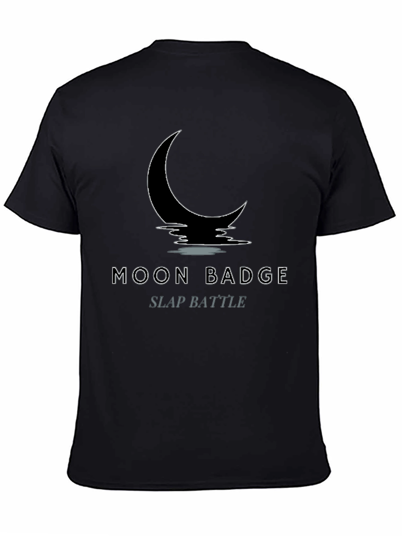 Moon Badge Slap Battle Graphic T-Shirt