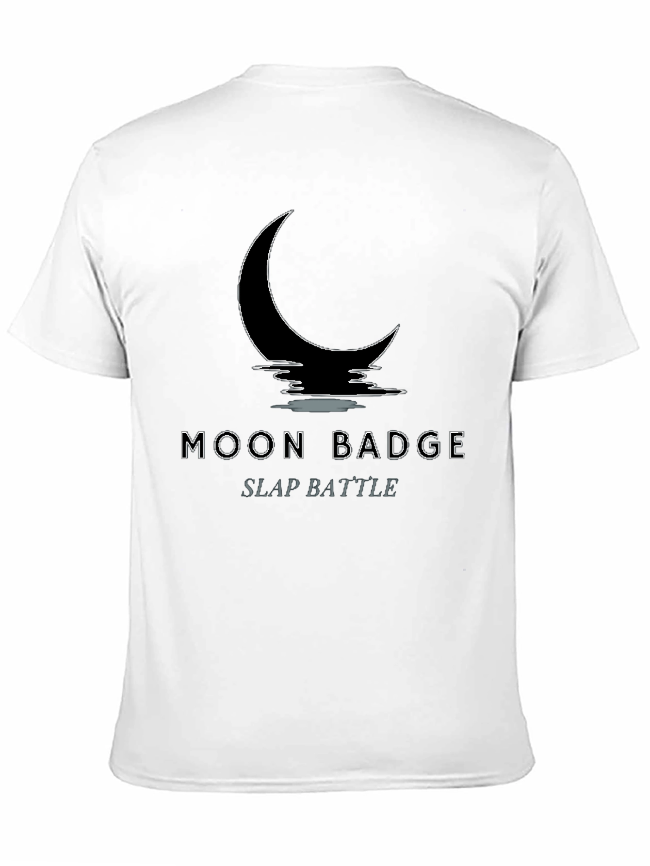 Moon Badge Slap Battle Graphic T-Shirt